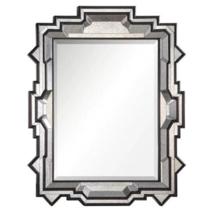 Gilded Deco Black Antiqued Mirror - Avant Garde Furniture - Designer Furniture Store & Luxury Home Decor