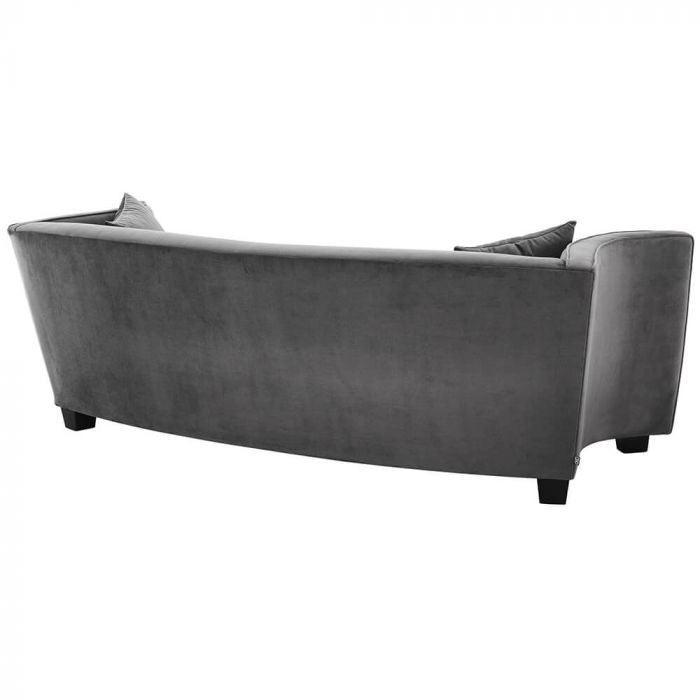 Giulietta Granite Grey Velvet Sofa 226cm - Avant Garde Furniture - Designer Furniture Store & Luxury Home Decor