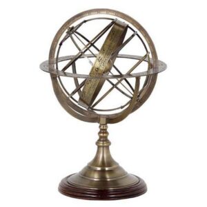 Globetrotter Antique Brass Large Globe - Avant Garde Furniture - Designer Furniture Store & Luxury Home Decor