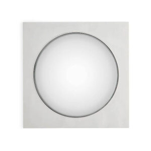 Globo Convex Nickel Mirror 61cm - Avant Garde Furniture - Designer Furniture Store & Luxury Home Decor