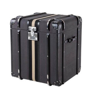 Goldwyn Black Leather Leather Trunk Chest - Avant Garde Furniture - Designer Furniture Store & Luxury Home Decor