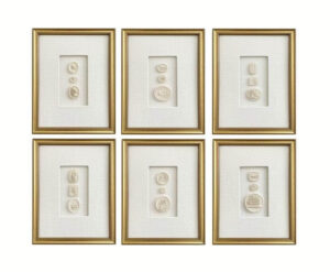 Grand Tour Intaglios Ivory Gold Framed Set - Avant Garde Furniture - Designer Furniture Store & Luxury Home Decor