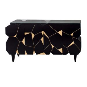 Gunther Black Gold Buffet 168Cm - Avant Garde Furniture - Designer Furniture Store & Luxury Home Decor
