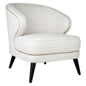 Hallie Occasional Chair - Natural Linen - Avant Garde Furniture - Designer Furniture Store & Luxury Home Decor