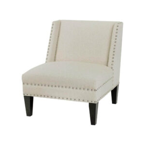 Hampton Ecru Linen Slipper Chair - Avant Garde Furniture - Designer Furniture Store & Luxury Home Decor