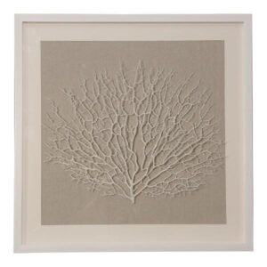Hampton White Sea Coral Frame Shadow Box 60cm - Avant Garde Furniture - Designer Furniture Store & Luxury Home Decor