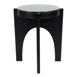 Havana Black Ash Rattan Sidetable - Avant Garde Furniture - Designer Furniture Store & Luxury Home Decor