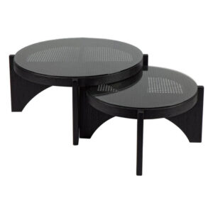 Havana Black Ash Rattan Table Set - Avant Garde Furniture - Designer Furniture Store & Luxury Home Decor