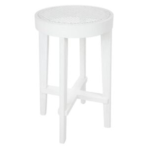 Havana White Birch Rattan Stool - Avant Garde Furniture - Designer Furniture Store & Luxury Home Decor