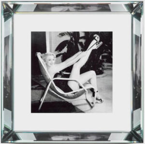 Iconic Marilyn Poolside Mirror Art Print 56cm - Avant Garde Furniture - Designer Furniture Store & Luxury Home Decor
