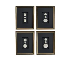 Grand Tour Greek Gold Leaf Indaglios Set of 4 - Avant Garde Furniture - Designer Furniture Store & Luxury Home Decor
