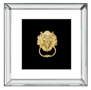 Imperial Lion Golden Shadow Box Mirror Frame 50cm - Avant Garde Furniture - Designer Furniture Store & Luxury Home Decor