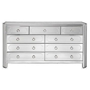 Imperial Mirror Silver Dressing Cabinet - Avant Garde Furniture - Designer Furniture Store & Luxury Home Decor