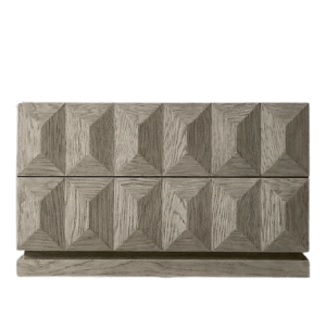 India Geometric Ash Chest - Avant Garde Furniture - Designer Furniture Store & Luxury Home Decor