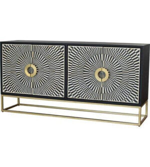 India Opt Black White Buffet Cabinet - Avant Garde Furniture - Designer Furniture Store & Luxury Home Decor