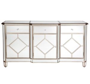 Kensington Gold Mirror Buffet Cabinet - Avant Garde Furniture - Designer Furniture Store & Luxury Home Decor