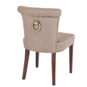 Key Largo Camel Linen Dining Chair - Avant Garde Furniture - Designer Furniture Store & Luxury Home Decor