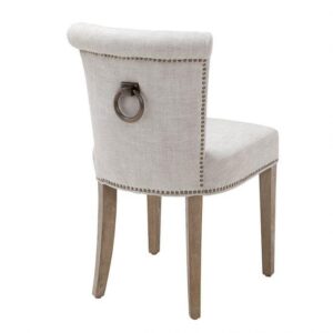 Key Largo Off White Linen Dining Chair - Avant Garde Furniture - Designer Furniture Store & Luxury Home Decor