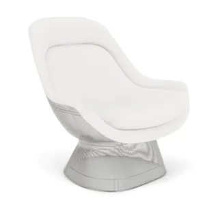Platner White Velvet Chrome Chair - Avant Garde Furniture - Designer Furniture Store & Luxury Home Decor