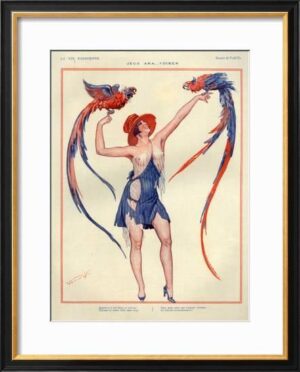 La Vie Parisienne 1920s France Framed Art 61cm - Avant Garde Furniture - Designer Furniture Store & Luxury Home Decor