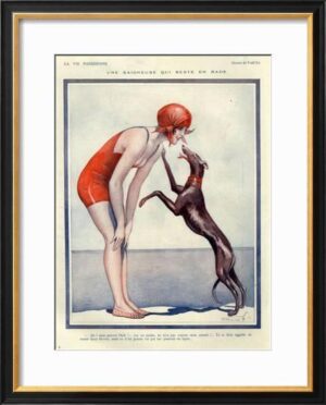 La Vie Parisienne 1920s France Framed Fine Art 61cm - Avant Garde Furniture - Designer Furniture Store & Luxury Home Decor
