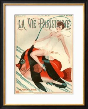La Vie Parisienne 1920s France Framed Fine Art 61cm - Avant Garde Furniture - Designer Furniture Store & Luxury Home Decor