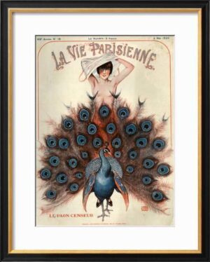 La Vie Parisienne 1920s France Framed Fine Art 61cm - Avant Garde Furniture - Designer Furniture Store & Luxury Home Decor