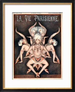 La Vie Parisienne 1920s France Framed Fine Art 61cm - Avant Garde Furniture - Designer Furniture Store & Luxury Home Decor