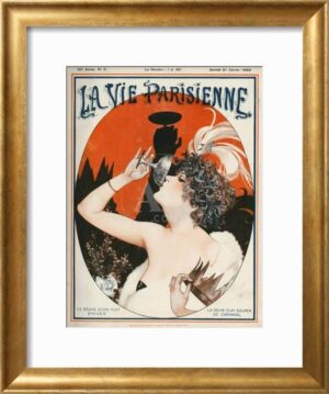 La Vie Parisienne 1920s France Framed Fine Art 61cm - Avant Garde Furniture - Designer Furniture Store & Luxury Home Decor