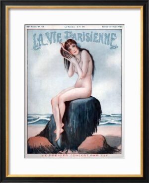 La Vie Parisienne 1920s France Framed Fine Art 61cm - Avant Garde Furniture - Designer Furniture Store & Luxury Home Decor