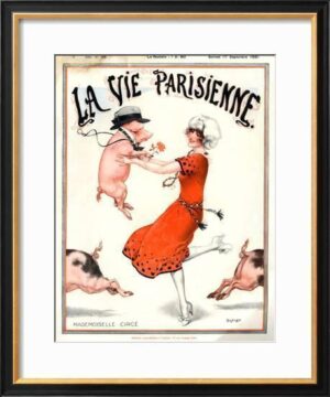 La Vie Parisienne 1920s France Framed Fine Art 61cm - Avant Garde Furniture - Designer Furniture Store & Luxury Home Decor