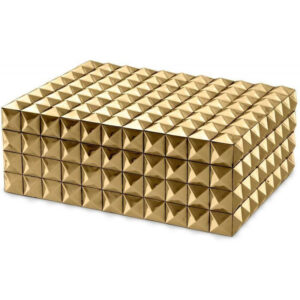 Le Object Gold Pyramid Small Storage Box - Avant Garde Furniture - Designer Furniture Store & Luxury Home Decor