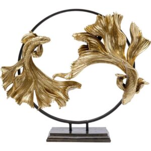 Le Object Gold Siamese Fish Acrobat Sculpture 65cm - Avant Garde Furniture - Designer Furniture Store & Luxury Home Decor