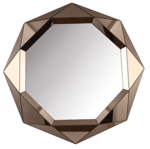 Lieber Geometric Bronze Mirror 110cm - Avant Garde Furniture - Designer Furniture Store & Luxury Home Decor