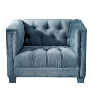 Luxor Teal Velvet Armchair Sofa - Avant Garde Furniture - Designer Furniture Store & Luxury Home Decor
