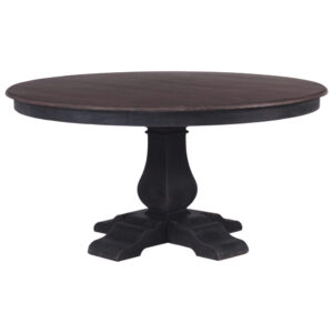 Manor Black Oak Round Dining Table - Avant Garde Furniture - Designer Furniture Store & Luxury Home Decor