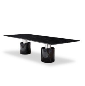 Marciano Black Marble Conference Dining Table 304cm - Avant Garde Furniture - Designer Furniture Store & Luxury Home Decor