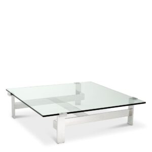 Maximus Polished Chrome Coffee Table - Avant Garde Furniture - Designer Furniture Store & Luxury Home Decor