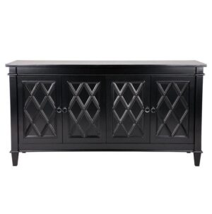 Mercer Black Silver Plantation Buffet Cabinet - Avant Garde Furniture - Designer Furniture Store & Luxury Home Decor