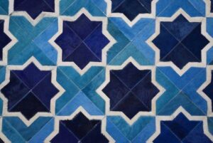 Moroccan Blue White Brazilian Cowhide Rug / Per Sq Metre - Avant Garde Furniture - Designer Furniture Store & Luxury Home Decor