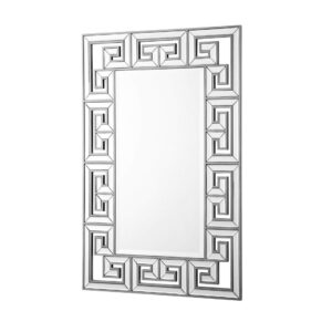 Naxos Silver Rectangle Mirror 120cm - Avant Garde Furniture - Designer Furniture Store & Luxury Home Decor