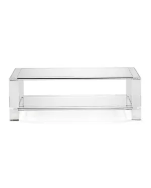 Interlude Lucite Rectangle Coffee Table - Avant Garde Furniture - Designer Furniture Store & Luxury Home Decor