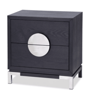 Opium Black Ash Stainless Steel Cabinet - Avant Garde Furniture - Designer Furniture Store & Luxury Home Decor