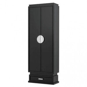Opium Black Ash Nickel Armoire - Avant Garde Furniture - Designer Furniture Store & Luxury Home Decor