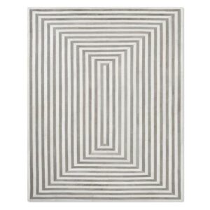 Opt Grey White Cowhide Rug 8 x 10 - Avant Garde Furniture - Designer Furniture Store & Luxury Home Decor