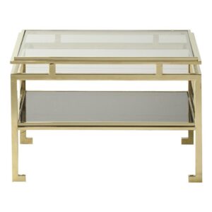 Oroton Gold Glass Sidetable - Avant Garde Furniture - Designer Furniture Store & Luxury Home Decor
