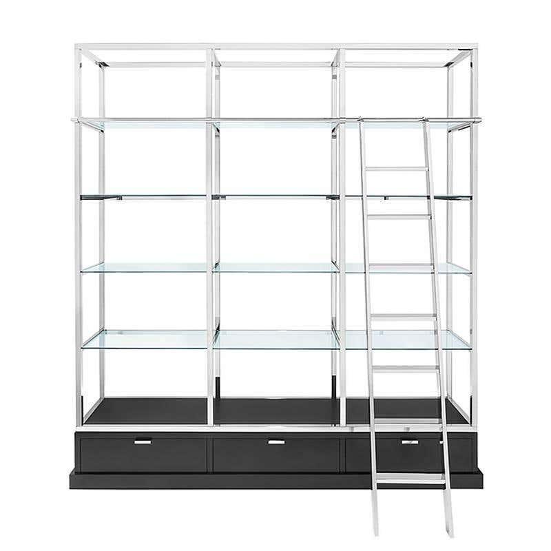Compagnie Bibliothèque Gold Black Etagere - Avant Garde Furniture - Designer Furniture Store & Luxury Home Decor