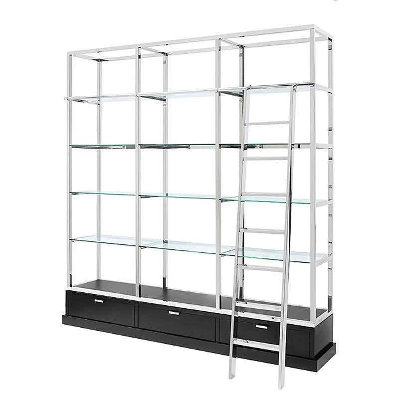 Compagnie Bibliothèque Gold Black Etagere - Avant Garde Furniture - Designer Furniture Store & Luxury Home Decor