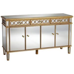 Palladium Mirror Antique Gold Buffet - Avant Garde Furniture - Designer Furniture Store & Luxury Home Decor