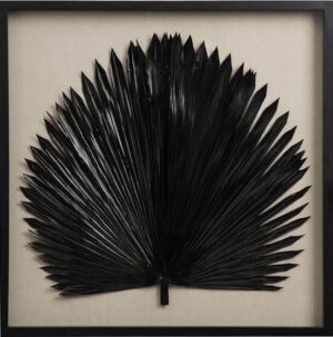 Palmera II Linen Wall Art White Frame - Avant Garde Furniture - Designer Furniture Store & Luxury Home Decor